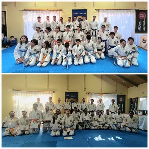 Graduación de OGKK Yuetsu Association. Dojos Kiritsu, La Reina y Las Condes