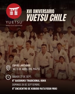 ¡Yuetsu Dojo cumple 16 años!